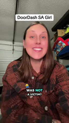 So she’s not the victim #fyp #doordash 