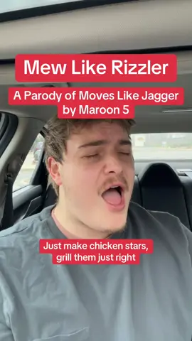 Can you mew like the Rizzler?!?! . Mew Like Rizzler - A Brainrot Cover Parody of Moves Like Jagger by Maroon 5 . Lyrics: Just eat chicken stars, grill them just right Khaby Lame’d too hard, dig in yo buh and make Grimace shakes, Diddy bluds calculate, John Pork is gooning just say 67, we’ll be waiting TS PMO, never fading you call me an unc, think I’m 41, just having some fun brainrot goes like this watch me as I mog and looksmaxx you, mewing those who know fanum tax you gotta mew like Rizzler, you gotta mew like Rizzler you gotta mew like Rizzler I don’t need to try to big boom you, moon beam ice cream like Benson Boone, you gotta mew like Rizzler, you gotta mew like Rizzler you gotta mew like Rizzler . #67 #brainrot #fyp #singing #moveslikejagger 