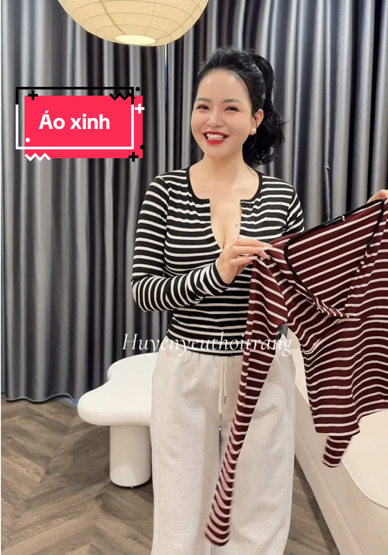 Áo kẻ ngang #xuhuong 