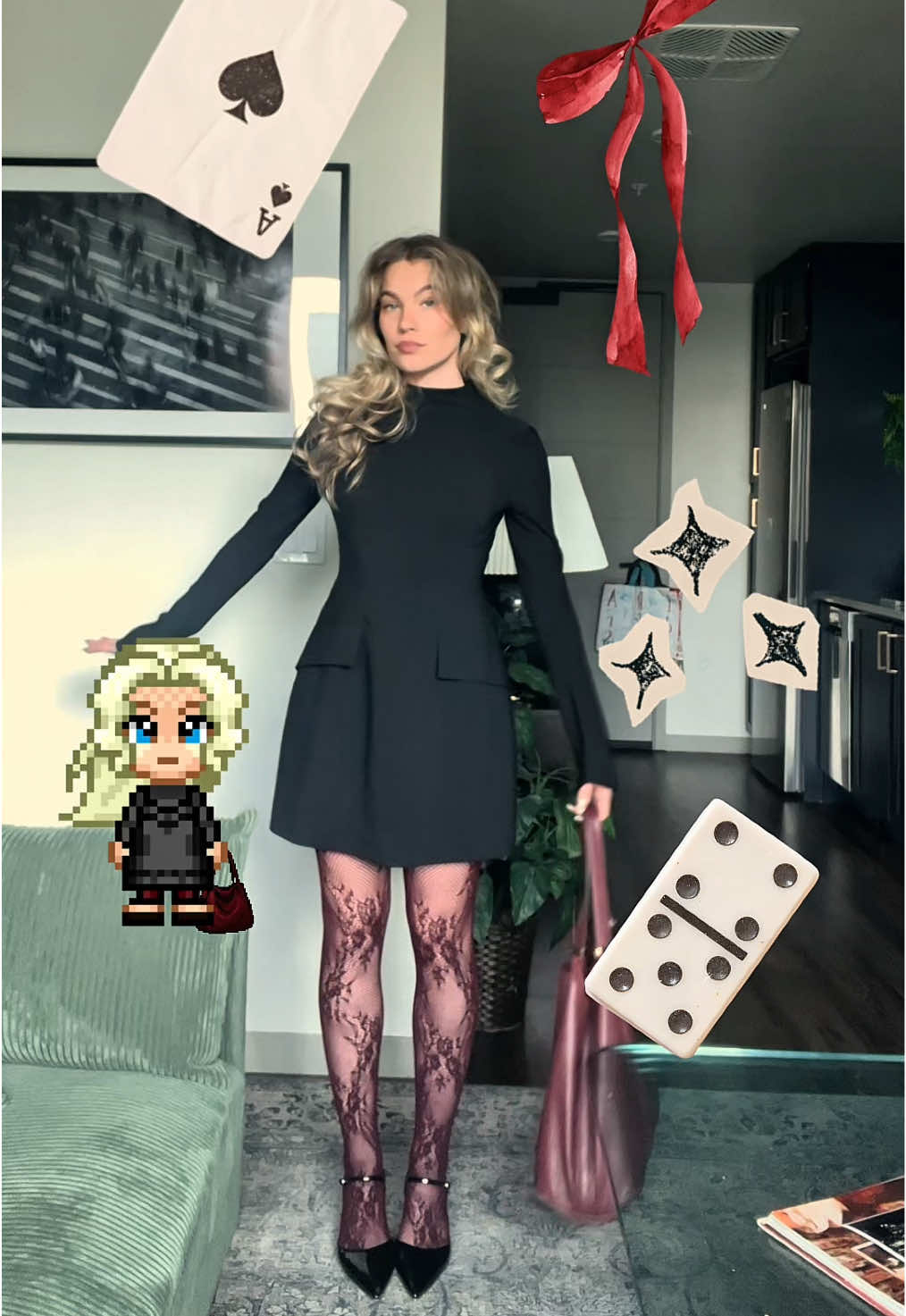 I won’t be disclosing the amount of time I spent making the mini me characters, but just know I had funnn 👾 black dress: @commense.official  black heels: @amazon  maroon purse: @zara  white skirt: @amazon  brown boots: thrifted black sweater: @bananarepublic  brown sweater: @ralphlauren brown leather jacket: @zara  trench coat: thrifted brown cheetah jeans: @urbanoutfitters  styled all the mini me characters on: avatarsinpixels.com #OOTD #winteroutfits #winteroutfitinspo #outfitinspo #outfit 