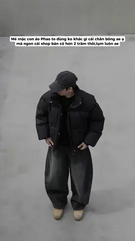 Áo Phao dày vãi đạn ae ạ, to tổ bố như cái chăn bông luôn #thoitrangnam #xuhuong #trending #fitcheck #giaydep 