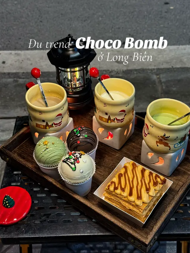Thấy trend này đang hot, nay e đi đu trend Choco Bomb ở Long Biên đâyy 🥰 Đỡ phải sang phố rồi a, recommend ce vị chocolate dễ uống và ngon hơn. Mát Trà - 175 Nguyễn Văn Cừ, Long Biên #longbienangiodau  #longbienreview  #reviewlongbien  #chocobomb  #xuhuong 