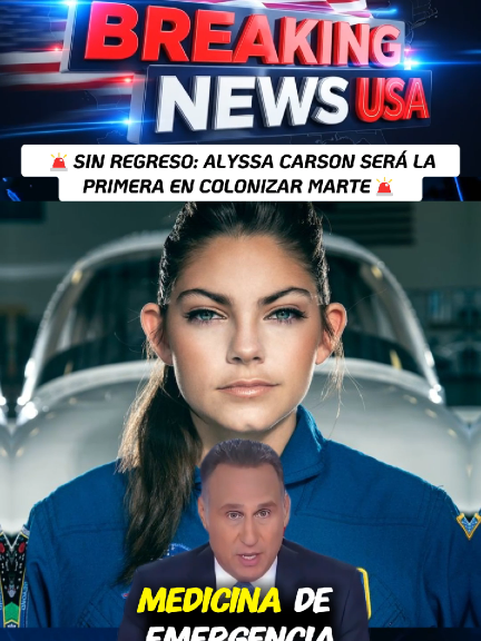 la primera humana que vivirá para siempre en Marte #news #eeuu #nasa #usa #breakingnews 