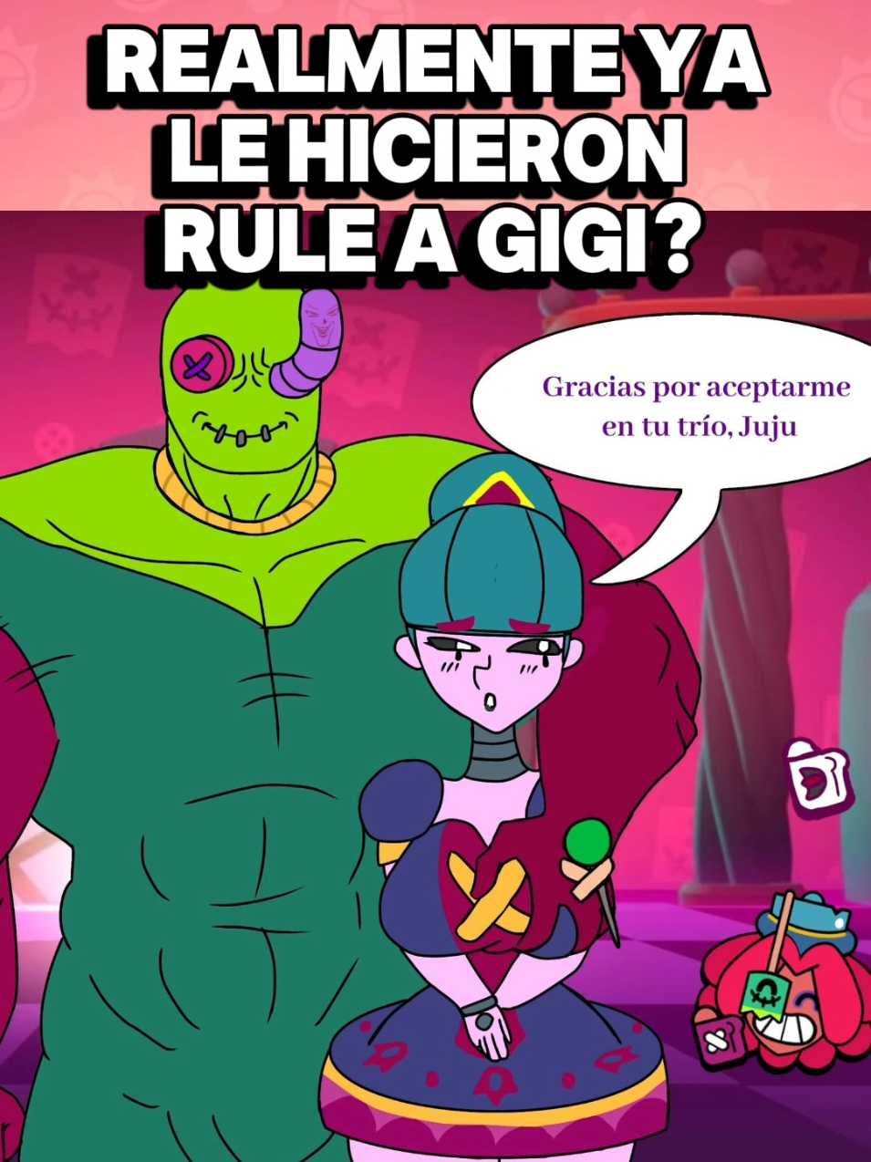 vídeo random de Gigi #brawlstars #gigi #brawltoker #umor 
