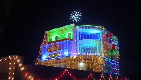 Golden Light Decoration Building Decoration 3D Digital Outdoor #follow #viral #light #building #video 