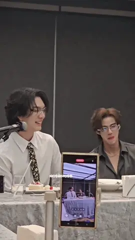 Mèn ơi !!! Ở đây có 2 cục dễ thương đang phát cơm 🐶 cho người ta nè 🥹🥰🤭 HEART IN BLOOM WITH BOATOAT Cr : on vid on pic edit by me  #RisebynurxBoatOat  #BoatOat #BoatYongyut #Oatpasakorn #KNOTtheseries 