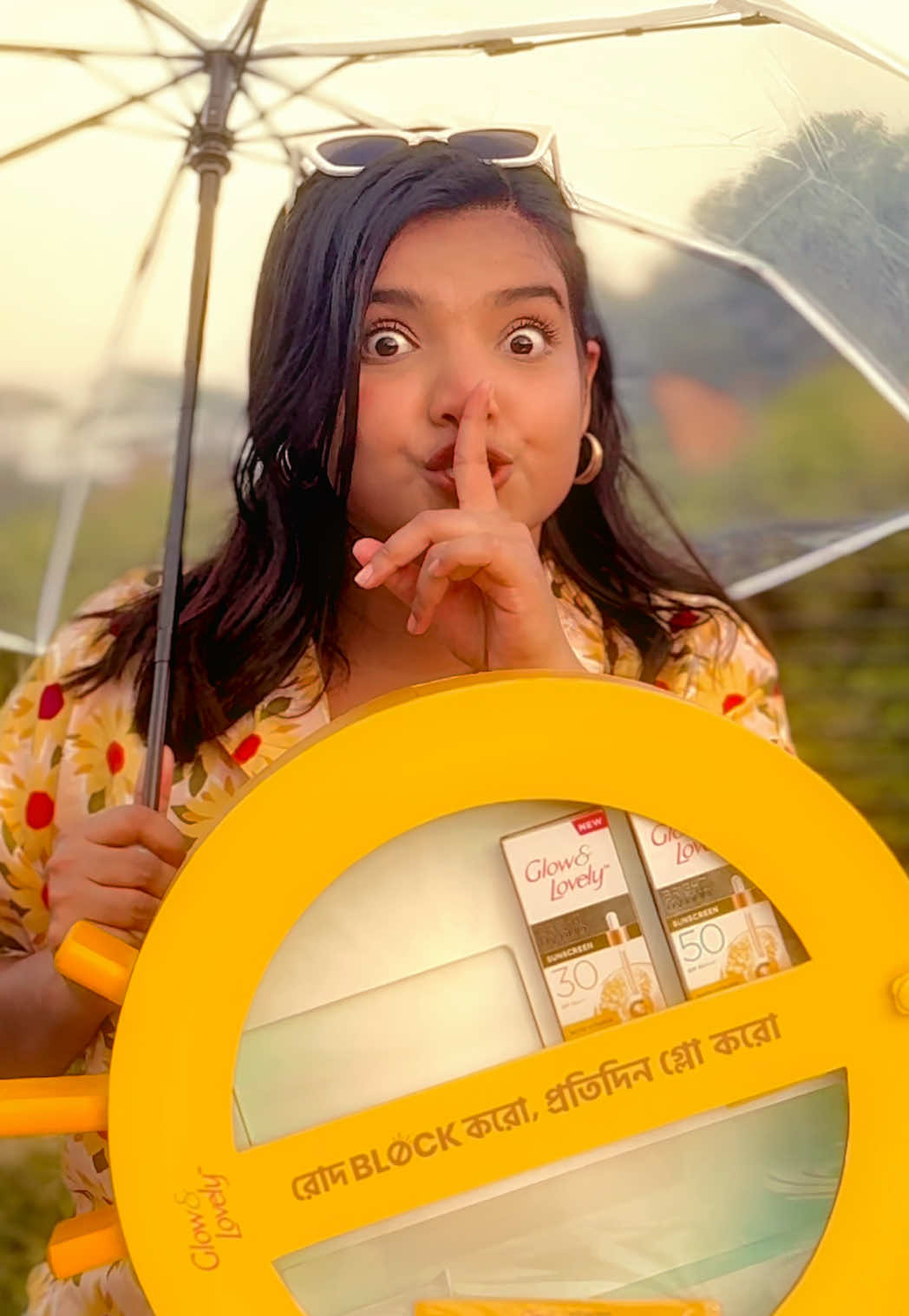 Glow loud,shine bright,block the burn. #Glowandlovely #Sunscreen #RodBlock #SPF #VitaminC @user10319720181 