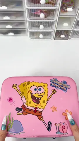 Erin’s Cute Gift SpongeBob Box 🎁💖 #pressonnailbusiness #asmr #asmrvideo #pressonnails #nails #SmallBusiness #pressons #nails💅 #nailsoftiktok #nailsathome #nailhack #mysteryscoop #capsulescoop #packingorderswithme #packingorders  #pressonnailbusinessathome #asmrtiktoks #handmadenails #ussmallbusiness #foryou #fyp #straycatboutique #usa_tiktok #usa #uktiktok 