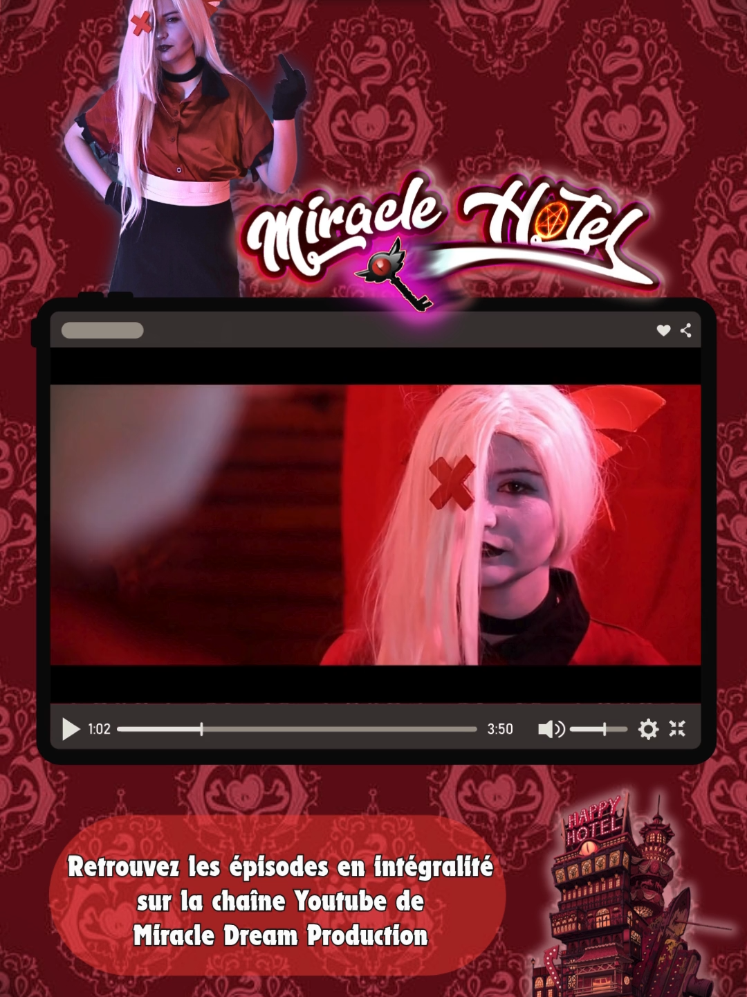 ✨ “Entre les ailes de la lumière et les chaînes de l’enfer…” Deux âmes liées par l'espoire et la foi. 🔥 L’Hôtel Hazbin ouvre ses portes. 🎬 Notre court-métrage est enfin dispo sur YouTube ! #courtmetrage #alastorhazbin #hazbinhoteledit#hazbinhotelcosplay #lutehazbinhotel