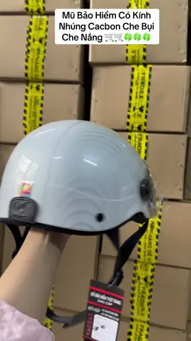 Mẫu này ko mua thì mua mẫu nào nữa ạ 😝😝Nón bảo hiểm nhúng cacbon Có kính che nắng che bụi cho nam và nữ #mubaohiemcokinh #nonbaohiem #mubaohiemnuadau #xuhuong #viraltiktok 