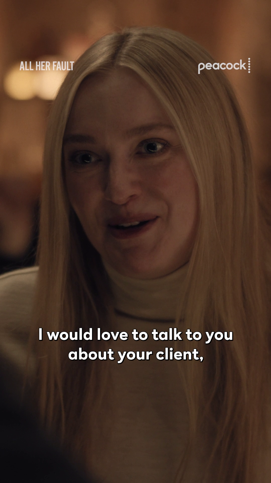 Sorry to interrupt. #AllHerFault is streaming on Peacock. #DakotaFanning #Drama