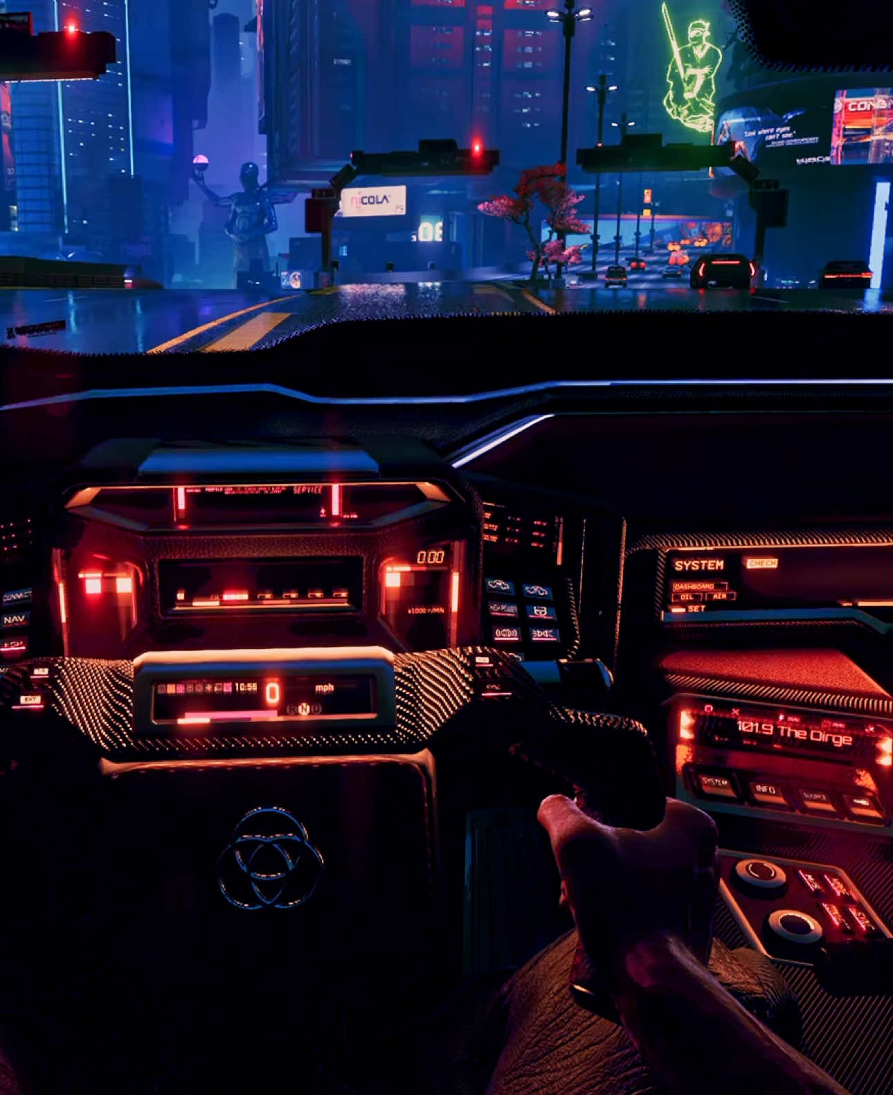 Cyberpunk x Batman // #cyberpunk2077 #ambience #fyp #asmr #rainy 