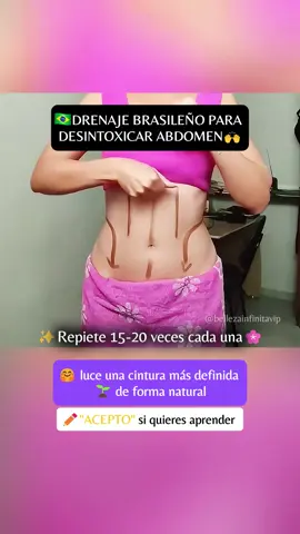 🌅 aplica esta técnica para favorecer la cintura😐, la tonicidad del abdomen♾️ y reducir líquidos acumulados para todo el cuerpo. Esto favorece el equilibrio y flujo natural del sistema linfático🌱. Copia esta rutina y realiza diariamente. si te gustó comienza a practicar y me cuentas como te va.💞🙂 #autodrenaje #drenajelinfatico #abdomen #bienestar #reductor #salud #vidasana #belleza #natural #desinflamación #cuidadocorporal #relax #spa #estetica #flacidez #lymphaticdrainage #selfmassage #SelfCare #wellness #stomach #abs #healthylifestyle #slimming #bodycontouring #skintightening #relaxation #detox #beauty #wellbeing #facialtreatment #bodycare