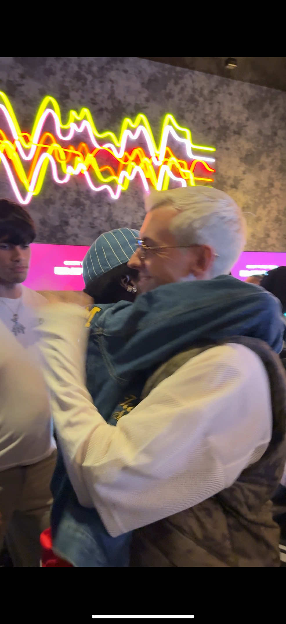 Outside for the FUJI MOTO launch party 🏁 #SeyiVibez 