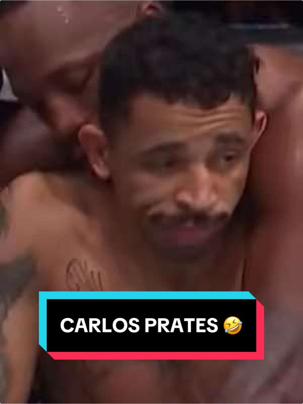 Carlos Prates' reaction to Leon Edwards choosing to grapple in the first round is absolutely hilarious 🤣 #UFC322  #ufc #mma #carlosprates