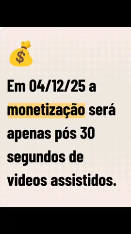 A monetização do Tik Tok será após 30 segundos de vídeo assistido, mas tem gente que só entra no vídeo curte e rola pra cima, e está totalizando apenas 5 segundos, pra isso os vídeos flopam. #retencao 30s #contapequena  lascou-se #engajamento depende do outro #foryou só estão curtindo e rolando pra cima #100kviews ainda chego lá.