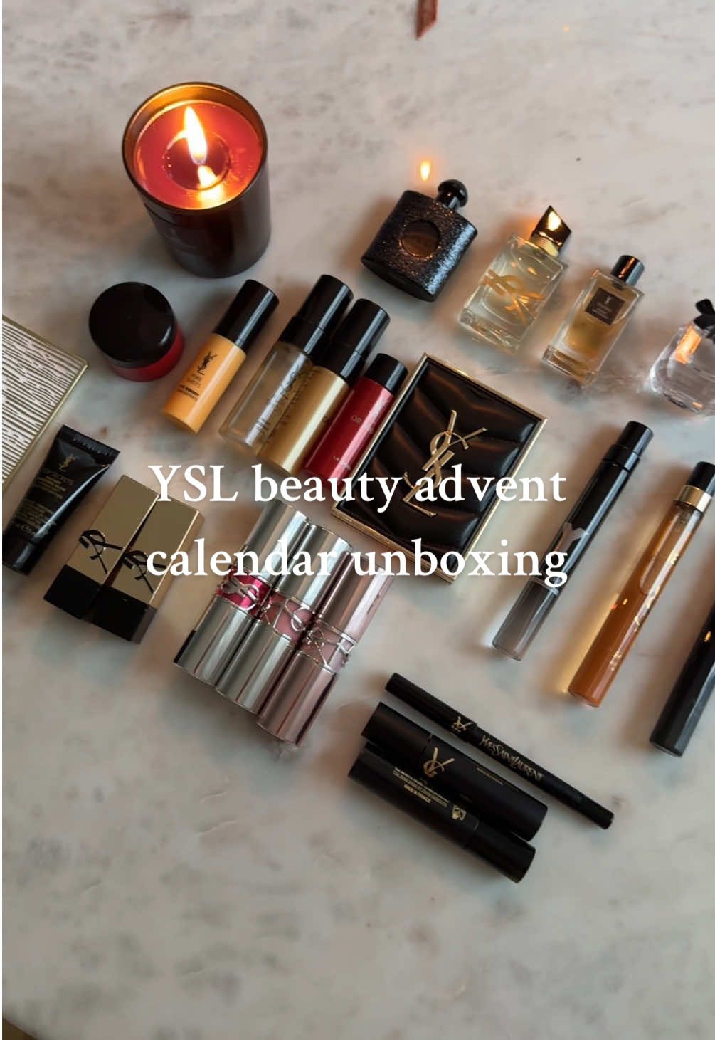 this might be the prettiest advent calendar unboxing 🥲✨💄 #unboxing #adventcalendar #makeup #asmr #beauty 