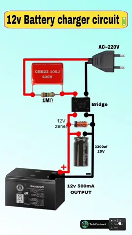 12volt battery charger circuit #automation 