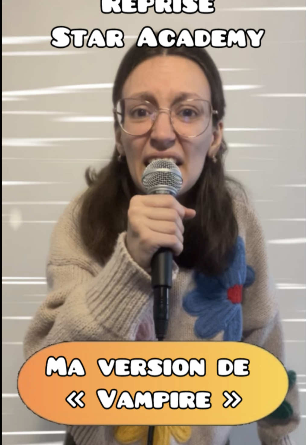 💫 Cette semaine au prime de la #staracademy Anouk a réalisé un tableau chanté-dansé impressionnant sur « Vampire » de @Olivia Rodrigo . Alors j’ai tenté d’atteindre les mêmes notes qu’elle ! Challenge réussi selon toi? 🤔 #staracadeychallenge  #cover #singer #pourtoi
