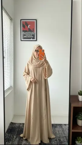 Elegansi syar'i modern ketemu kenyamanan maksimal! ✨ Abaya cantik ini bikin penampilan kamu auto menawan di setiap momen. Desainnya yang flowy dengan sentuhan bordir etnik bikin aura positif terpancar. Cocok banget buat kamu yang aktif tapi tetap ingin tampil anggun. ​Yuk, upgrade gaya hijabmu sekarang! Jangan sampai ketinggalan koleksi terbaru ini, stok terbatas! ​#AniOutfit #GayaHijab #AbayaIndonesia #OOTDHijab #FashionMuslimah