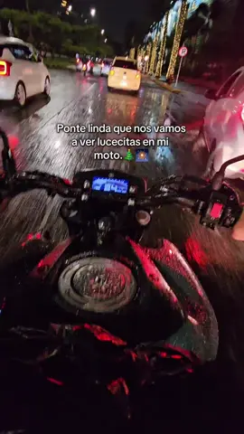 Ponte linda que nos vamos  a ver lucecitas en mi  moto.🎄🎇 #navidad #diciembre #yamaha #fz #viraltiktok  moto fz 3.0 yamaha sonido moto fz