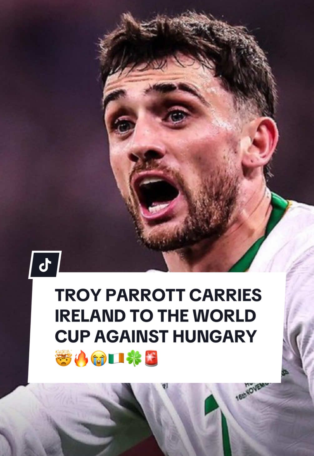 TROY PARROTT CARRIES IRELAND TO THE WORLD CUP AGAINST HUNGARY 🤯🔥😭🇮🇪🍀🚨 Troy Parrott goal today vs hungary Troy Parrott hattrick Ireland vs hungary #troyparrott #ireland #worldcup #ronaldo #realmadrid 