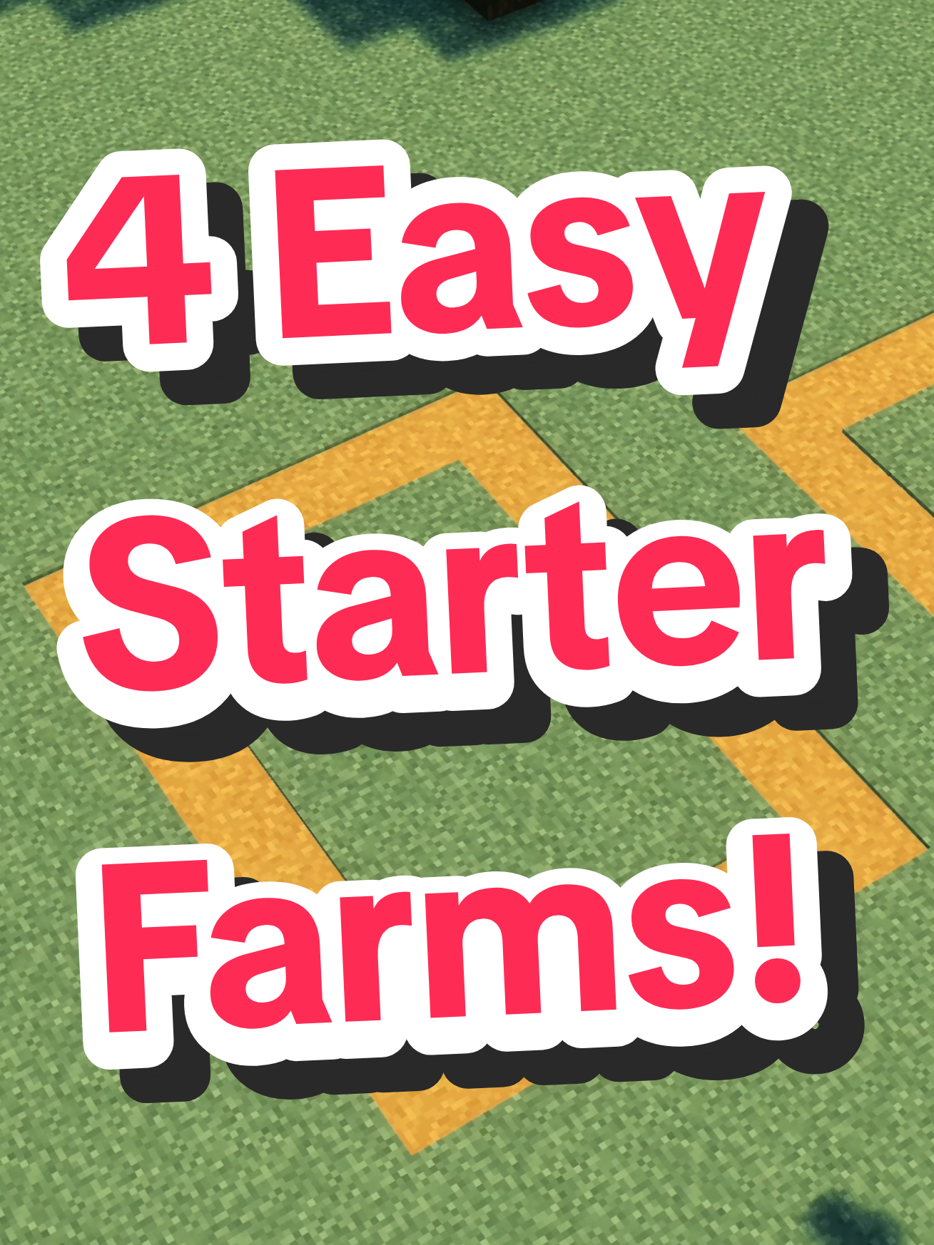 4 Easy Starter Farms in Minecraft! #minecraftusa #minecrafttutorial #minecraftbuilding #minecraftfarm #Minecraft 