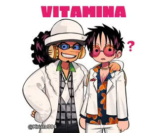 Vitamina #Luffy #Usopp #onepiece 