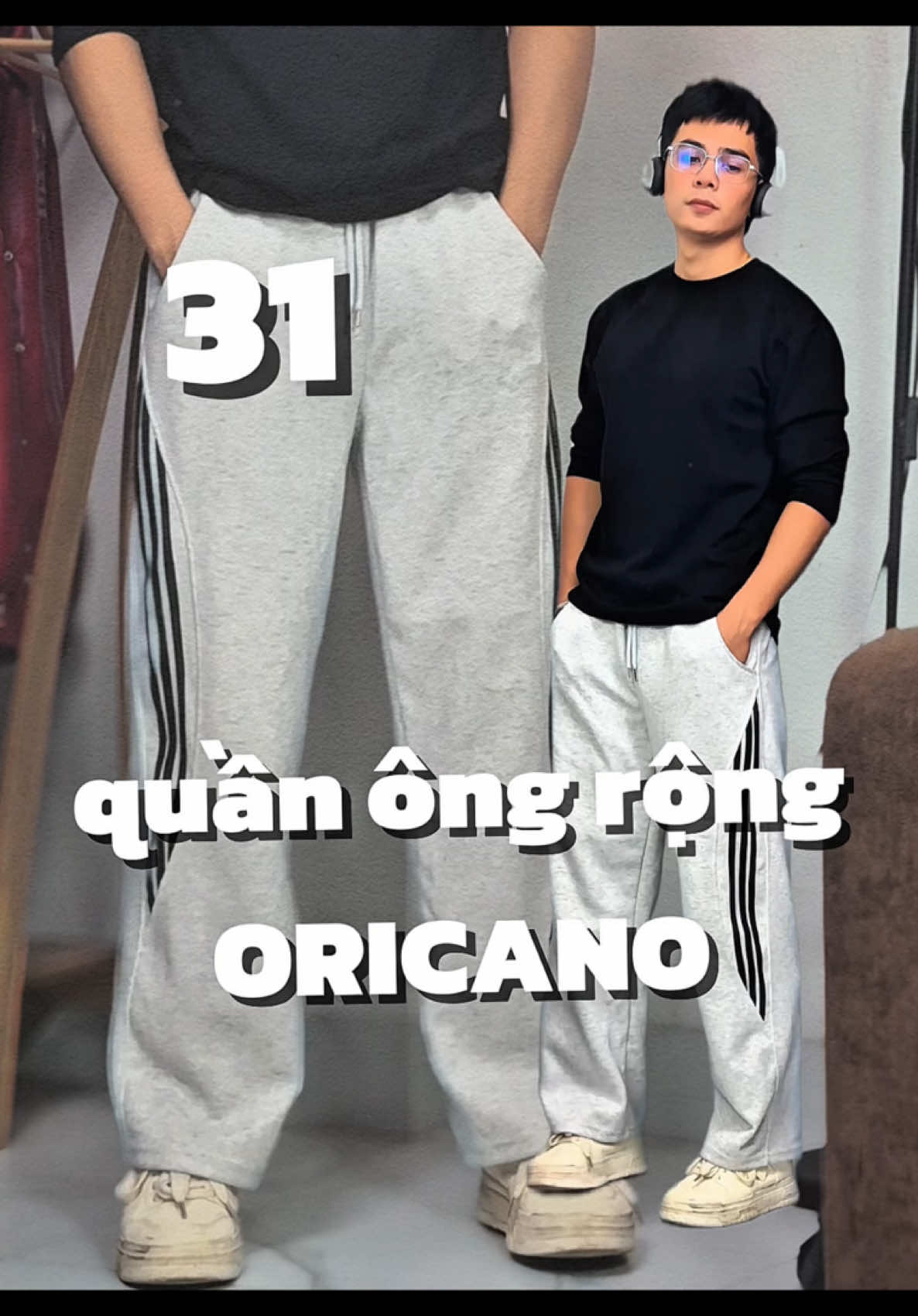 [ORICANO] chiếc quần ống rộng này giá thì rẻ mà quần thì lại đẹp, mặc lại thấy thích #trantongclothes #superbrandfestival #oufits #quanongrong #oricano 