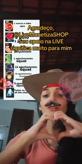 LiveMonetizaSHOP, te agradeço muito pela ajuda incrível para minha LIVE! Continuarei criando conteúdo cada vez melhor nas LIVEs!@LiveMonetizaSHOP #tiktoklive #livehighlights #livegift #hatandmustache #welcomeseal 