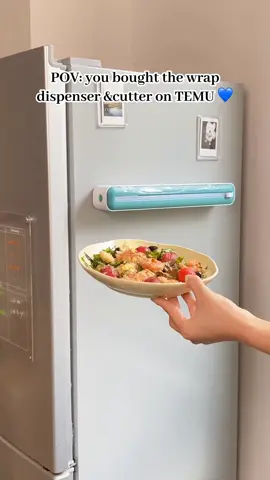 Cling film chaos? Not anymore. 😌 This 2-in-1 dispenser cuts foil and plastic wrap smoothly — no tangles, no waste. Sleek, safe, and kitchen-friendly. 🍴 🔍 Find it at https://temu.to/m/gf5kef7l9lp or with this code fek5492. #temu #temufinds #kitchentools