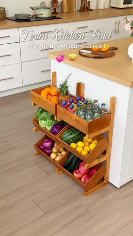 Rustic charm meets modern storage. 🍋 Perfect for fruits, snacks, or decor — this solid wood rack keeps things tidy while adding warmth to any space. 🪵 🔍 Find it at https://temu.to/m/g2ihth1yppc or with this code fes5492. #temu #temufinds #homedecor