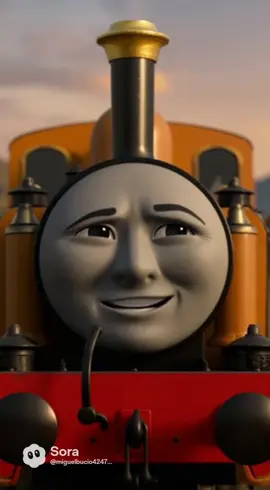 Little giant puffing down the valley. #thomasthetankengineandfriends #soraai 
