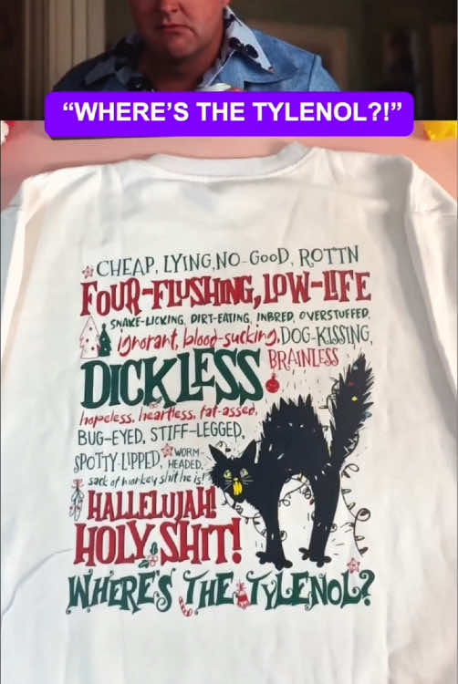 For the unhinged Christmas cousin 🎄😂 #hallelujah #jesus #tylenol #christmas2025 #fyp 