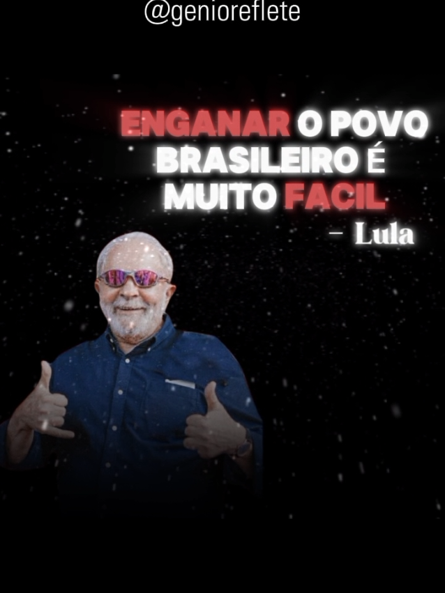 O Brasil é falho... #lula #desigualdadesocial #filosofia #reflexao #verdade 