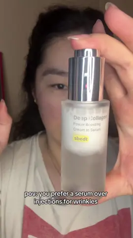 @SUNGBOON EDITOR collagen boosting duo is so interesting! The serum has cream and serum inside and that’s why it separates! You just need to mix it before use. The serum has Korea’s filler product in it and it absorbs super quickly! Not sticky at all! I already use the deep collagen masks so this serum was a no brainer to add before using the mask! #SungboonEditor #FillerSerum #overnightmask #collagenmask #Sungboonpartner   