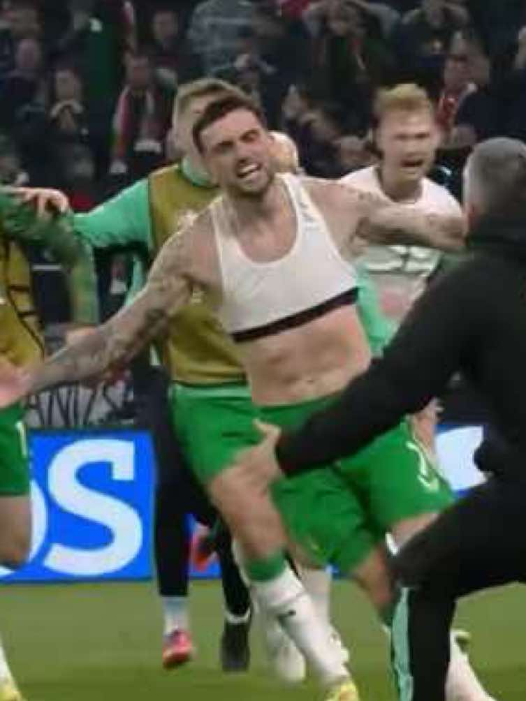 Pecked by the Parrot 🇮🇪🦜🦜       #szoboszlai