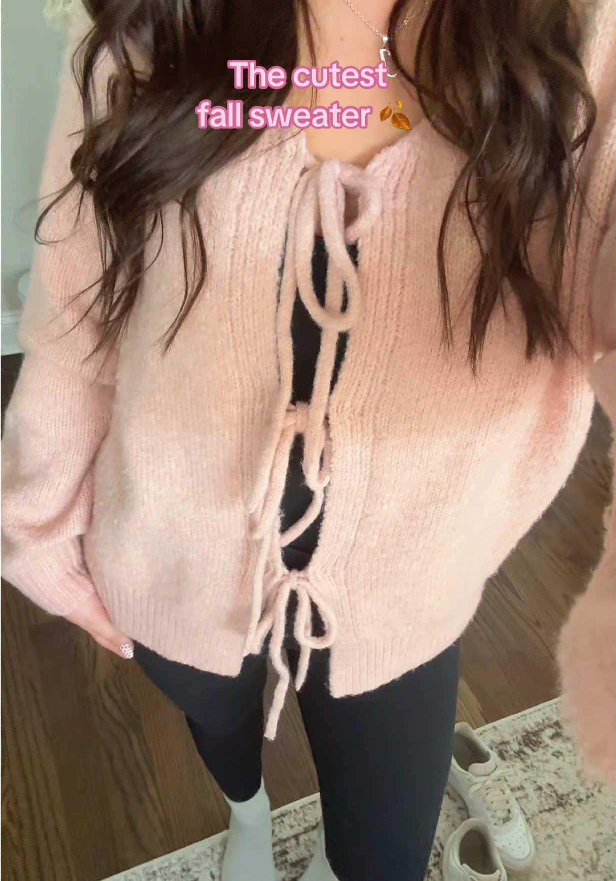 So comfy and cute 🎀🩷 #fallclothes #fallsweater #blackfriday 