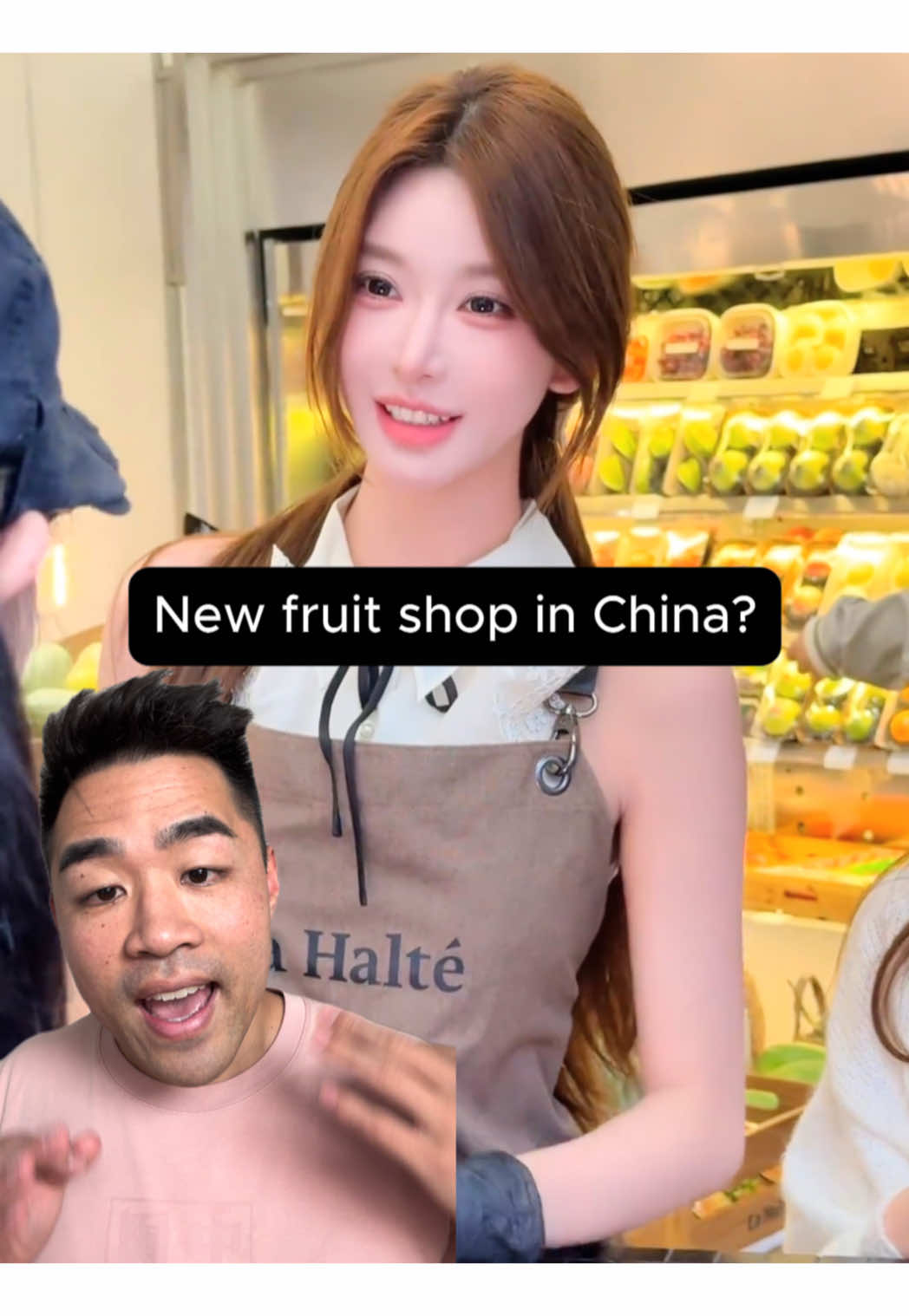 New fruit shop in China? #china #baddie #chinesegirl #hangzhou #fruit 