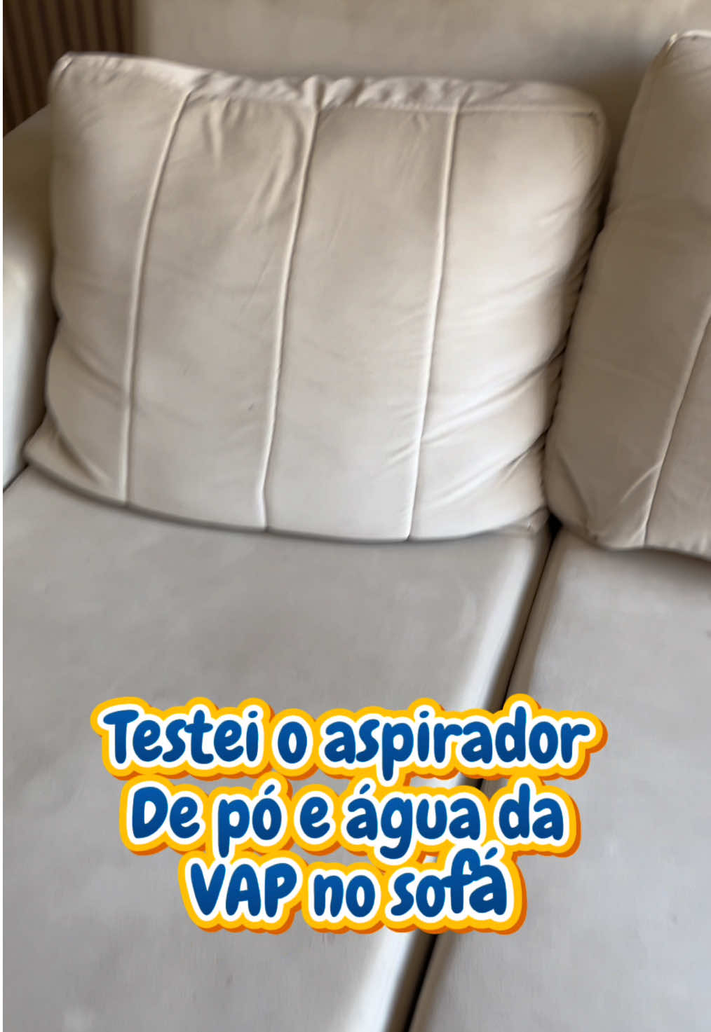 Testei o aspirador de pó e água da WAP no sofá e olha o resultado 😱 Disponível aqui no TikTok Shop  #tiktokshop #aspiradordepo #limpezadeestofados 
