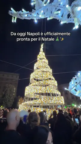 IT’S TIMEEE. Napoli si accende ✨🎄 Oggi alle 18 è partita la stagione più luminosa dell’anno, oltre 150 km di luci che attraversano tutta la città, da Piazza Municipio ai quartieri più iconici. La magia del Natale a Napoli inizia adessooooo 🎄 Tagga chi  portare a vedere le luci a Napoli e seguimi per altri consigli di viaggio - #napoli #naples #natale #luci #napolidavivere  