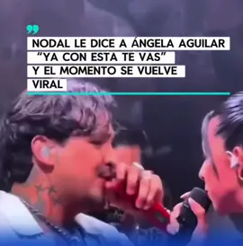 Durante uno de sus conciertos, Ángela Aguilar subió al escenario para cantar con Christian Nodal, pero al finalizar, una frase llamó la atención del público y de las redes: “Ya con esta te vas”, dijo el cantante mientras se despedían. El momento generó todo tipo de interpretaciones, desde humor hasta lecturas de tensión entre la pareja. El video ya circula con miles de reacciones y preguntas sobre lo que realmente ocurrió. #Nodal #AngelaAguilar #Tendencia #Viral #cristiannodal 