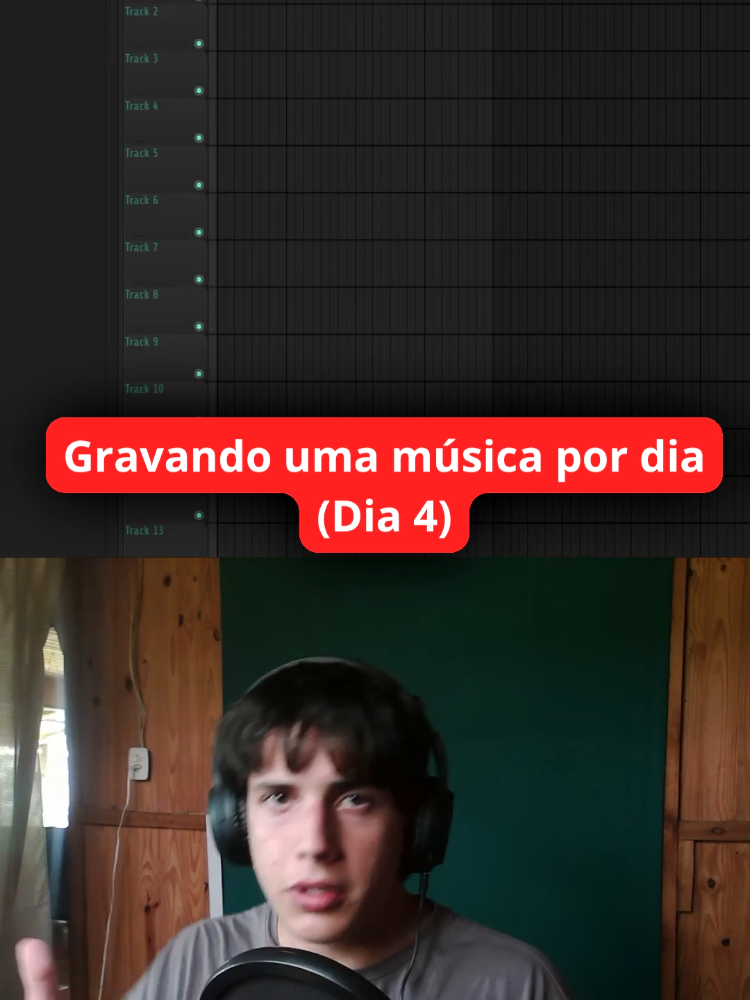Dia 4 gravando uma música por dia. #flstudio #produçãomusical #mixagem #ableton #bandlab #reaper