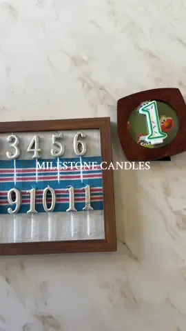 your reminder to keep all the milestone candles 🎂 finally was able to frame all Brody's candles (1 month - 1 year! ) 🥹 #milestones #1stbirthday #1stbirthdayinspo #monthlycandles  #firsttimemama 