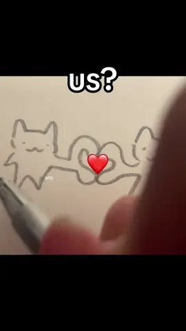 us? #foryou #art #doodle #fyp #cat 
