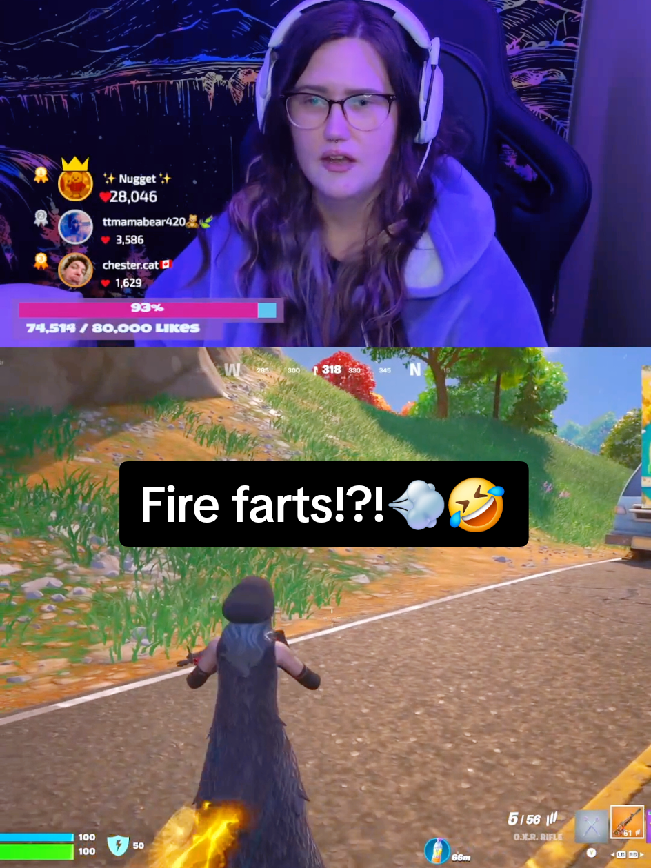 Fire farts!?! haha but for real.. what is that lol #fortnitefunny #fortnitememe #fortnitestream #fortnitecommunity #fortniteglitch 