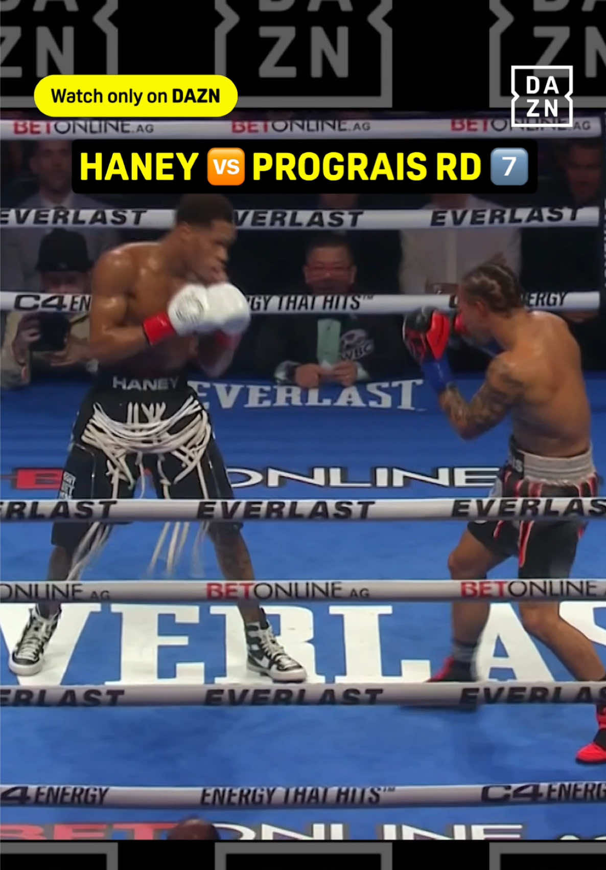 𝗛𝗮𝗻𝗲𝘆 𝘃𝘀. 𝗣𝗿𝗼𝗴𝗿𝗮𝗶𝘀 𝗥𝗗 7 🎟️ Buy #RingIV: Night of Champions NOW at DAZN.com | Nov 22 | Live exclusively on DAZN | @RingMagazine ▪️