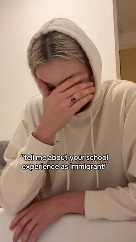 to clarify, i was lucky  with people in my school, but being there was psychologically very challenging #immigration 