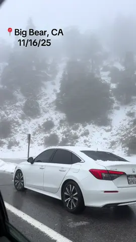 First snowfall of the season ☃️❄️#bigbear #snow #fyp 