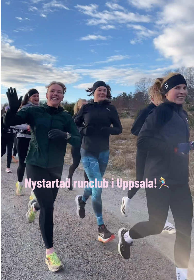 Såå roligt att så många ville hänga på och springa idag! Tack till alla som kom, så hoppas jag att vi ses nästa vecka igen!💕👏🏻  #uppsalamotioncollective #löpargrupp #uppsala #träningsgrupp #runclub 